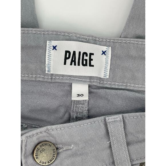 Paige Verdugo Ankle Light Gray Jeans‎ Size 30 (Fits like 32) - Picture 4 of 8